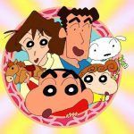 Shinnosuke Nohara y su familia en una pequeña población, Kasukabe. Shinchan