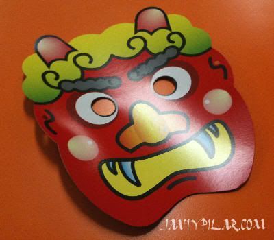Máscara de Oni que nos regaló Yukari durante el setsubun de 2011