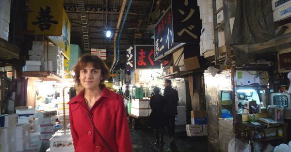 Antiguo mercado de pescado de Tsukiji (Tokio) que visitamos en el otoño de 2010