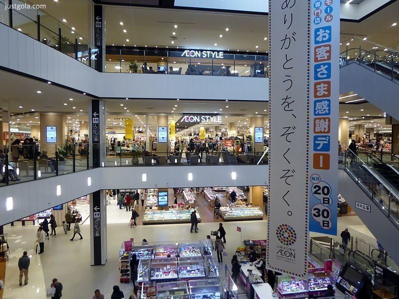 Centro Comercial AEON Mall a las afueras de Kioto