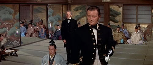John Wayne en una historia de samurais y geishas. "El Bárbaro y la Geisha" ("The Barbarian and the Geisha", 1958)