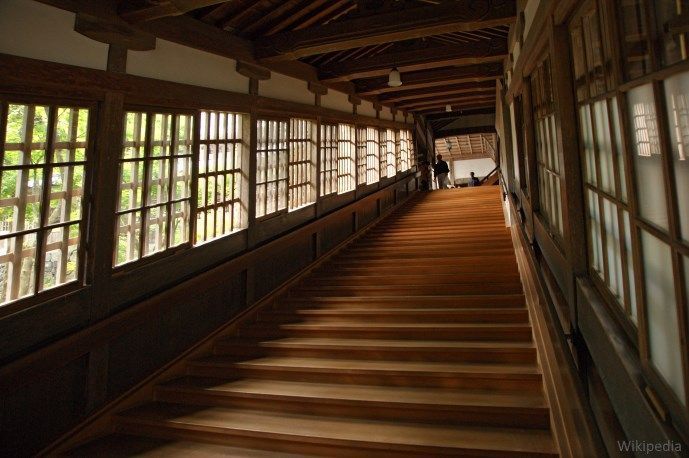 Japón secreto. Templo oculto. Eihei-ji, un templo secreto del budismo zen oculto cerca de Fukui (Japón)