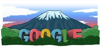 Google Doodle Monte Fuji Patrimonio de la Humanidad