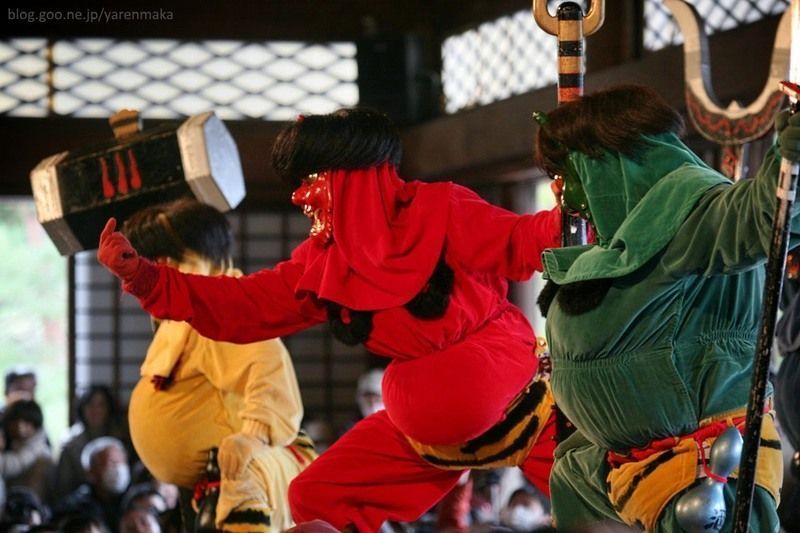 Festivales de Japón: el Oni Odori o Baile de los Ogros, en la ciudad de sanjo (prefectura de Niigata)