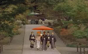 Boda shinto en Kioto. "Lost in Translation" (Sofia Coppola, 2003)