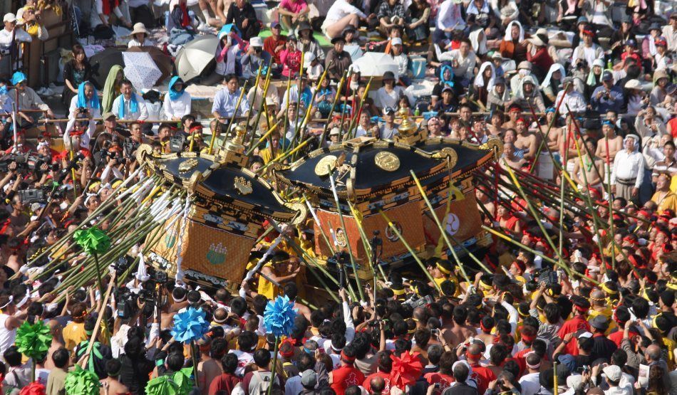 Festivales de Japón: el Nada No Kenka Matsuri (灘のけんか祭り) o "Festival de la Lucha" de Himeji