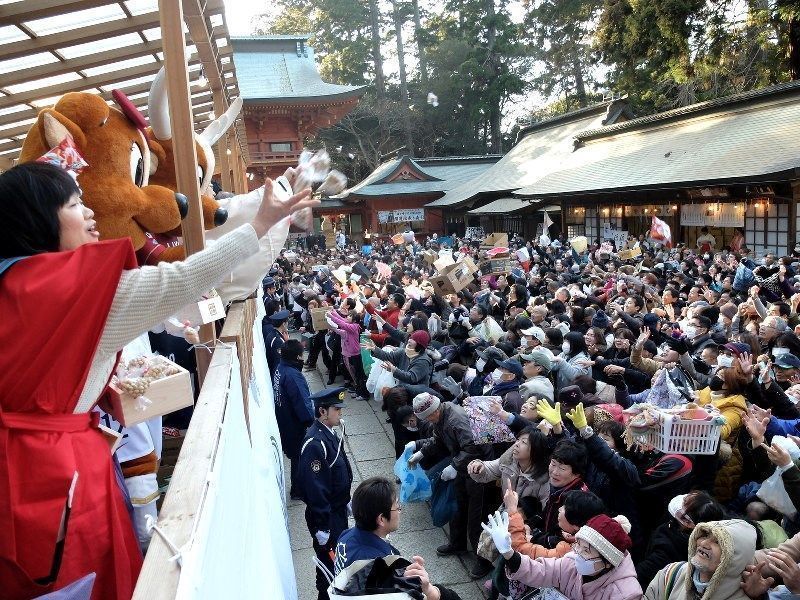 Festivales de Japón: festival de Setsubun en Kashima Jingu