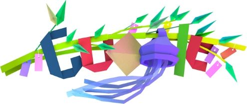 Google Doodle del Tanabata en 2013
