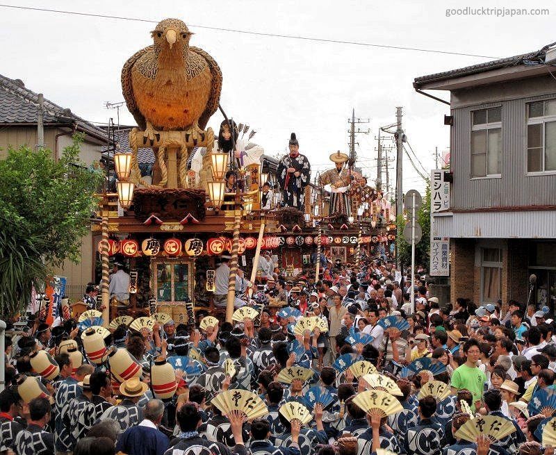 Festivales de Japón: el Sawara No Taisai Natsu Matsuri (佐原の大祭-夏祭り) o Gran Festival de Verano de Sawara, en Katori (Chiba)
