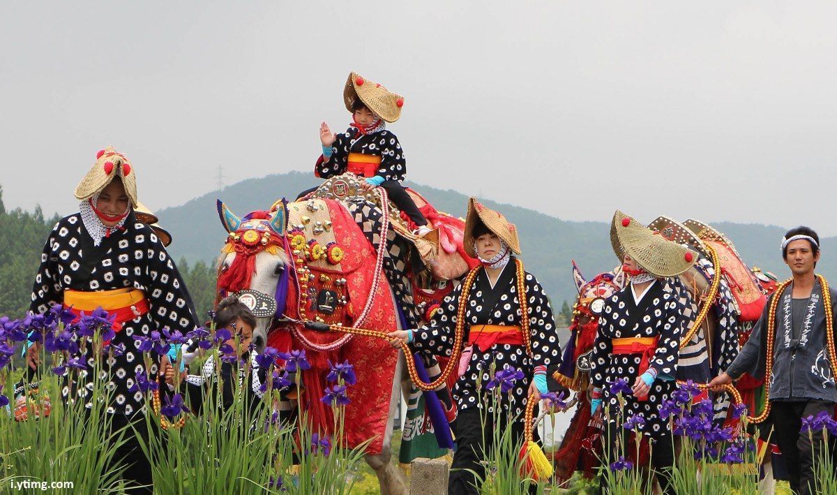 Festivales de Japón: el colorido y extraño desfile de caballos del Chagu Chagu Umakko de Morioka