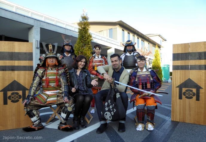 Festival Taimatsu Akashi: foto con samurais