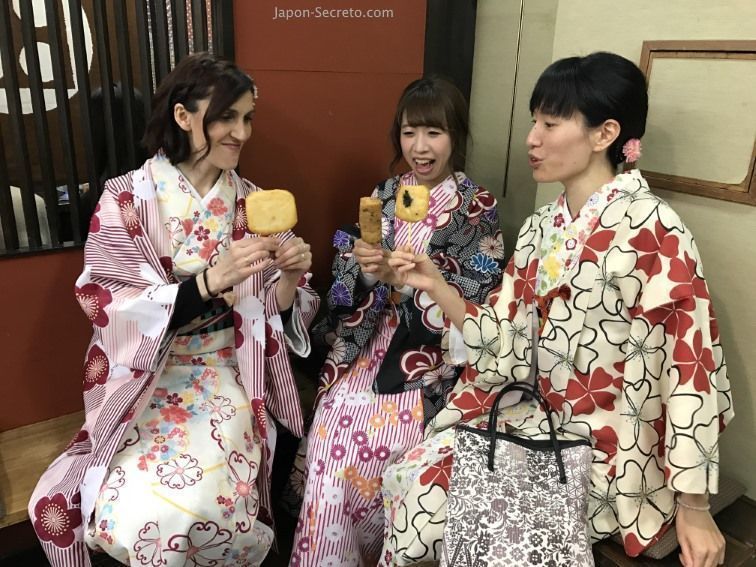 Cómo alquilar un kimono en Kioto para pasear. Alquiler diario