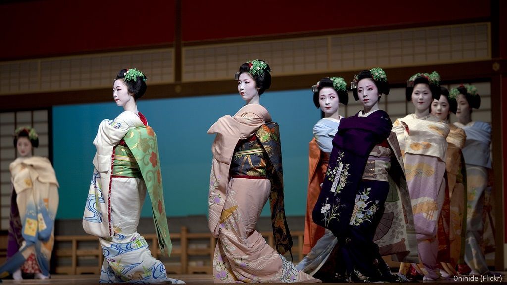 Festivales de Japón: festival de geishas Miyako No Nigiwai en junio en Kioto (Foto: Onihide, Flickr)