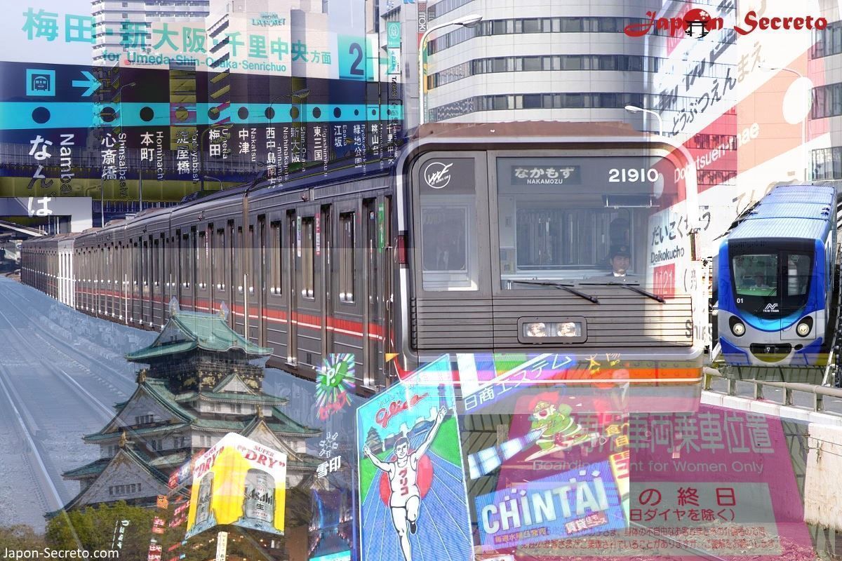 Guía de transporte para moverse por Osaka: trenes, metros y autobuses