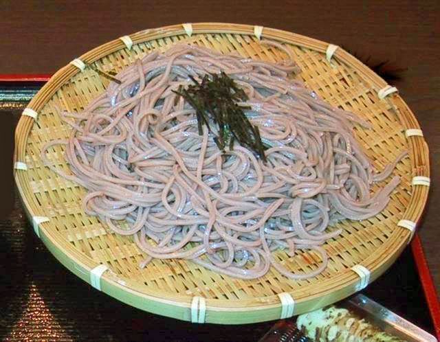 Alergias alimentarias en Japón: zarusoba, con fideos de trigo sarraceno (alforfón)