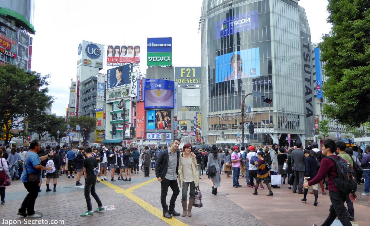 Viajar a Tokio: cruce de Shibuya