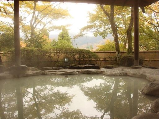 Ryokan con onsen privado en el Monte Fuji. Hakone. Senkyoro Ryokan.