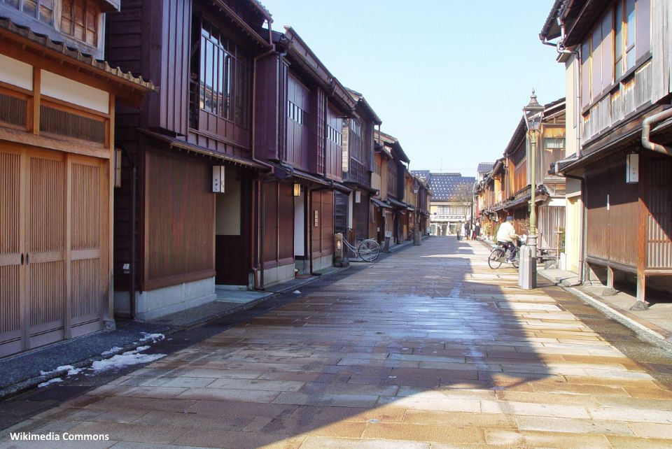 Kanazawa. Barrio de Higashichaya. Prefectura de Ishikawa. Alpes Japoneses