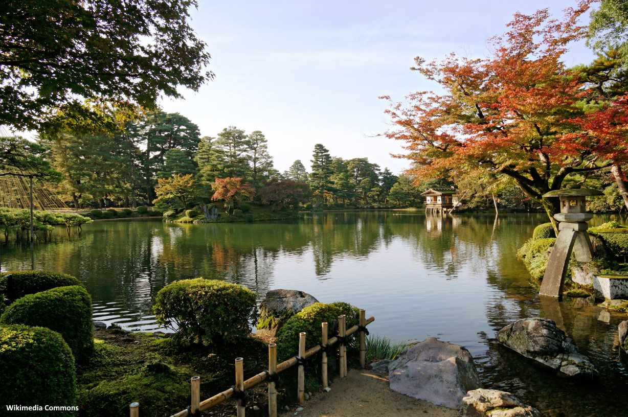 Jardín Kenrokuen. Kanazawa. Prefectura de Ishikawa. Alpes Japoneses