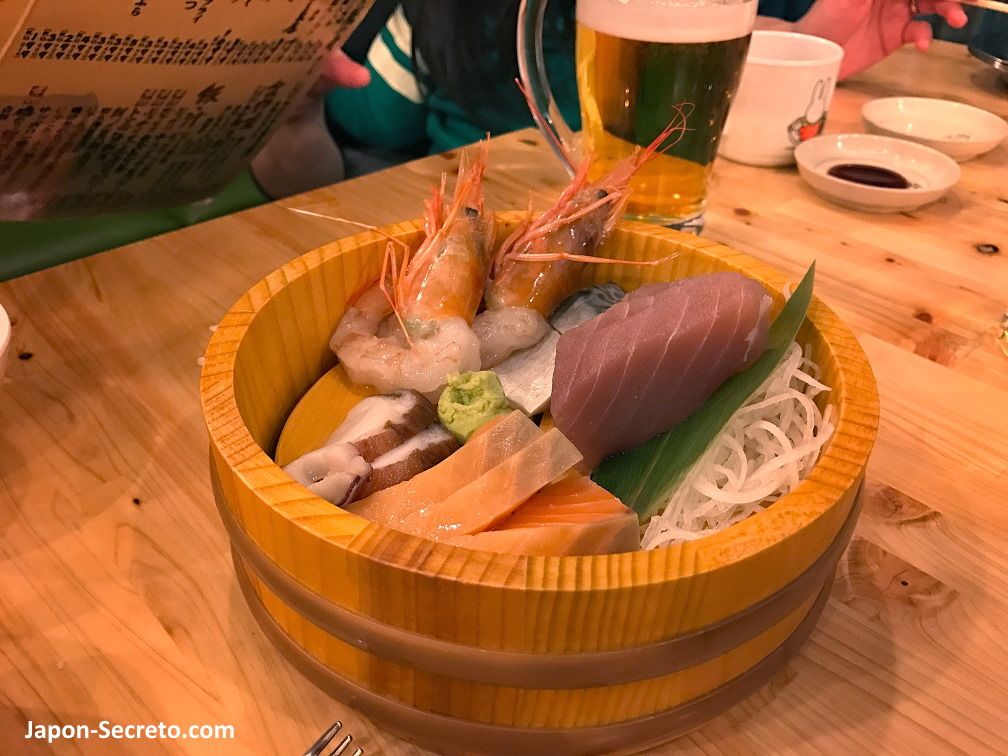 Comida típica de Japón: Sashimi