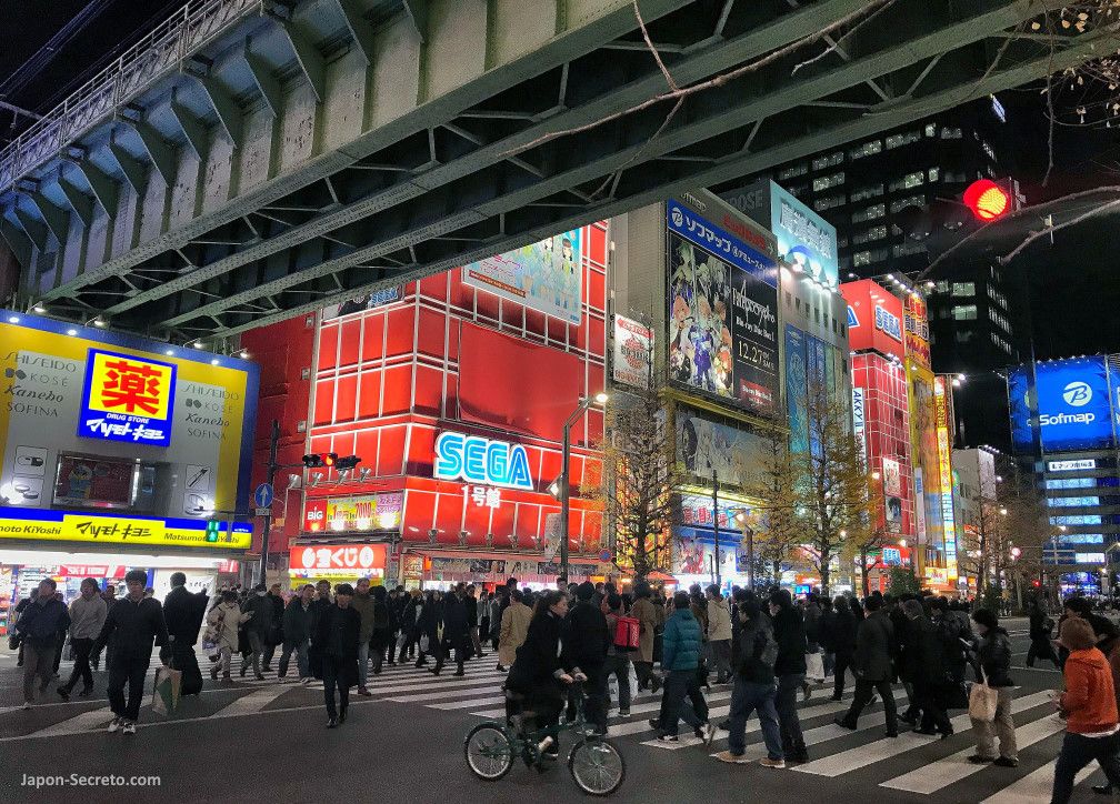 Akihabara (Tokio), electrónica, compras, videojuegos, manga y anime