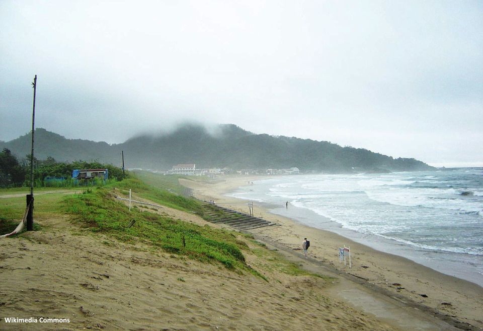 Playa de Tottori (Iwami) tras un tifón