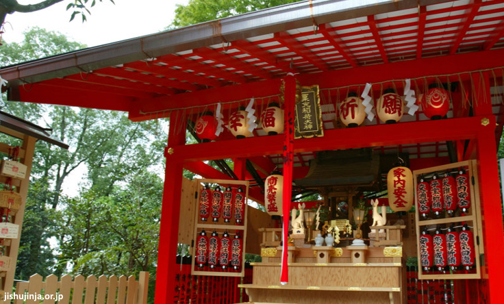 Kurimitsu inari. Santuario Jishu (Kioto)