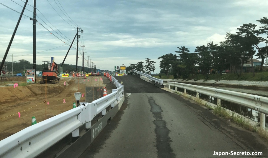 Tsunami en Tohoku: trabajos de reconstrucción en Nobiru (Miyagi)