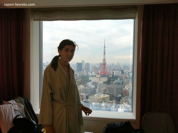 Torre de Tokio. Vista desde una habitación del Park Hotel Tokyo