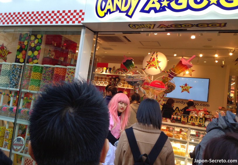 Tienda Candy a Go Go. Calle Takeshita del distrito de Harajuku (Shibuya, Tokio)