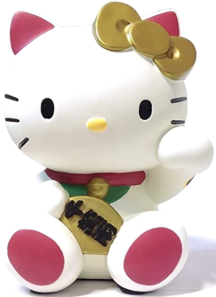 Hello Kitty con aspecto de Maneki Neko