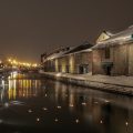 Canal de Otaru (Hokkaido) durante el festival Yuki Akari No Michi (小樽雪あかりの路)