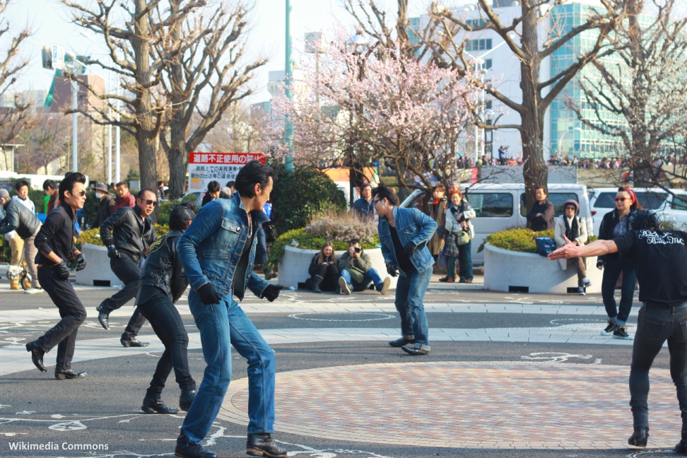 Bailarines de rockabilly en el parque Yoyogi (Harajuku, Tokio). Foto de 2014