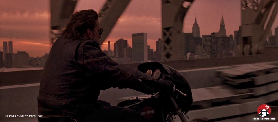 Michael Douglas en la película "Black Rain" (Ridley Scott, 1989) rodada en Osaka (Japón) y Nueva York (Estados Unidos)