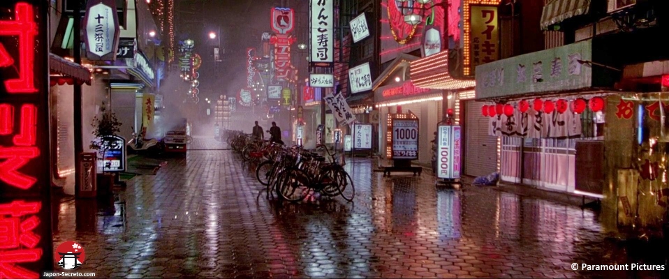 Calles de Dotonbori (Namba, Osaka) en una escena de la película "Black Rain" (Ridley Scott, 1989) rodada en Osaka (Japón)