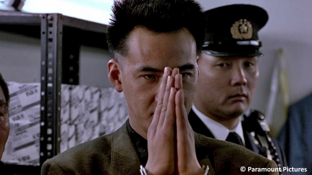 Yusaku Matsuda en la película "Black Rain" (Ridley Scott, 1989) rodada en Osaka (Japón)