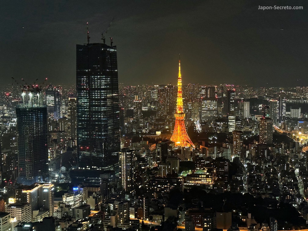 Vista de la Torre de Tokio desde la Torre Mori (Roppongi Hills): Tokyo City View y Sky Deck