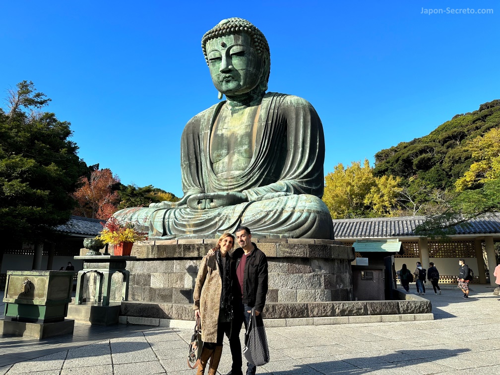 Visitando de nuevo el Gran Buda de Kamakura (Kamakura Daibutsu) en noviembre de 2022. Templo Kōtokuin