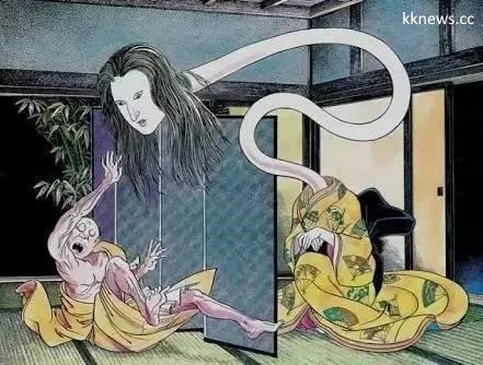 Rokurokubi: yokai mujer de cuello largo