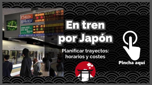 Planificar los trayectos en tren, metro y autobús por Japón