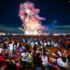 Festival de fuegos artificiales Tamagawa Hanabi Taikai (Tokio)