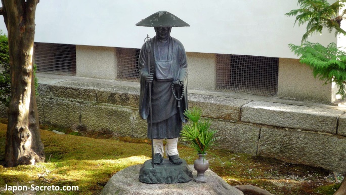Estatua de Kobo Daishi en el templo Toji (Kioto)