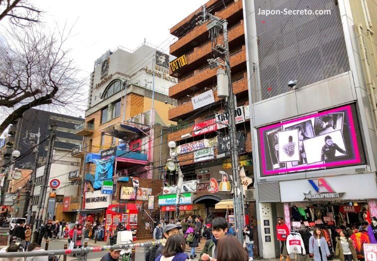 Tiendas de Amerikamura, el barrio americano de Osaka