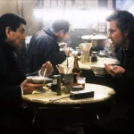 Ken Takakura y Michael Douglas en la película "Black Rain" (Ridley Scott, 1989) rodada en Osaka (Japón)