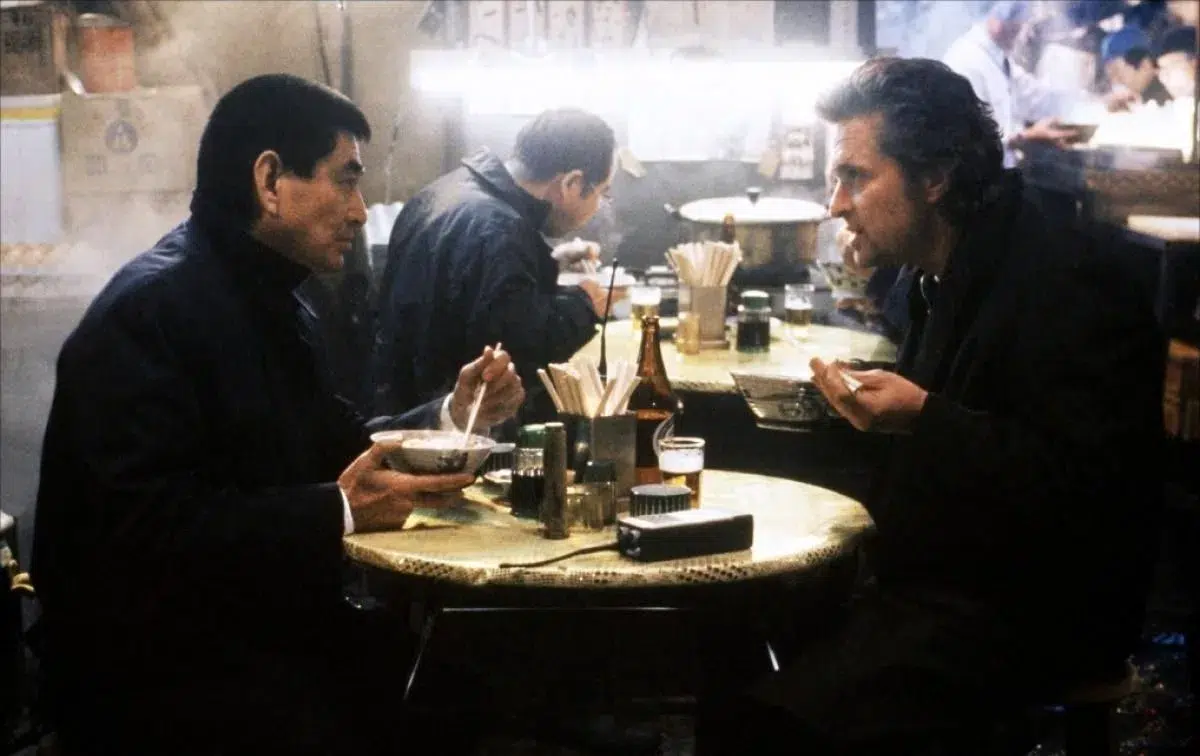 Ken Takakura y Michael Douglas en la película 