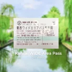 Kansai Wide Area Pass, pase regional de transporte para tren, autobús y shinkansen entre Kioto, Osaka, Himeji, Nara, Kobe, Okayama, Kurashiki, Takamatsu, Amanohashidate y Kinosaki Onsen