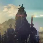 Serie Shogun de Disney+ y FX, año 2024 con Cosmo Jarvis, Hiroyuki Sanada y Anna Sawai