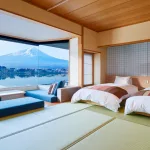Ryokan con onsen privado y vistas del Monte Fuji. Kawaguchiko. Kozantei Ubuya