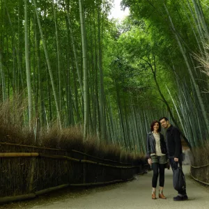 El famoso bosque de bambú de Sagano (Arashiyama, Kioto)