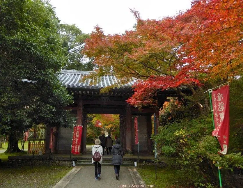 Jardines del templo Daigoji (Kioto) en otoño